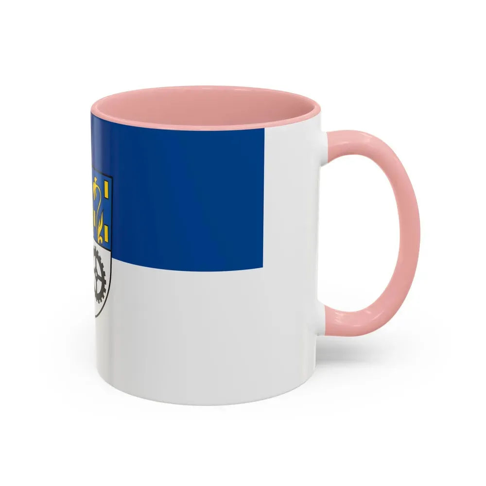 Flag of Neunkirchen Germany - Accent Coffee Mug - Go Mug Yourself