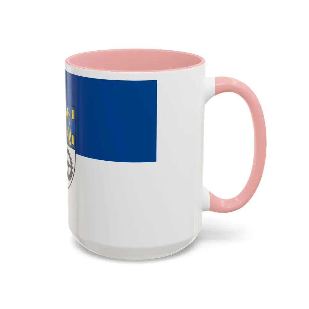 Flag of Neunkirchen Germany - Accent Coffee Mug - Go Mug Yourself