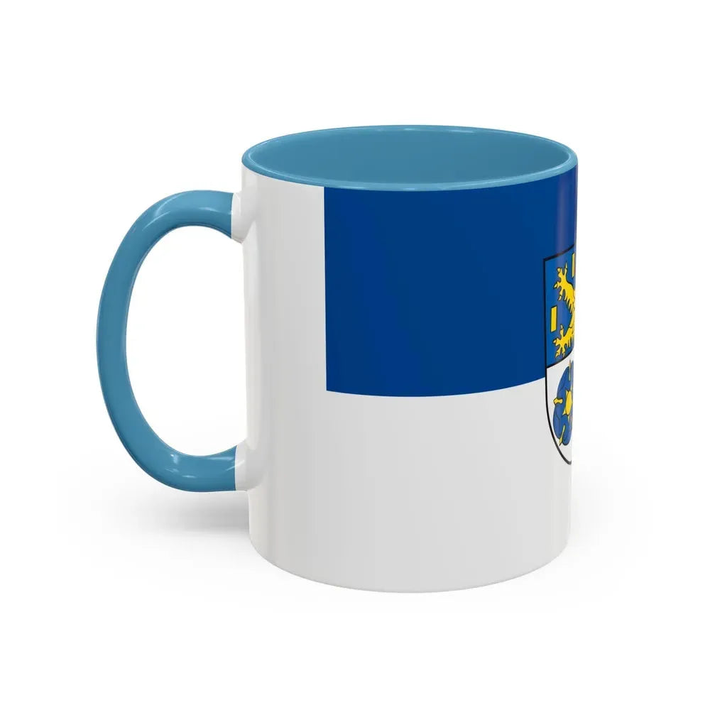 Flag of Neunkirchen Germany - Accent Coffee Mug - Go Mug Yourself