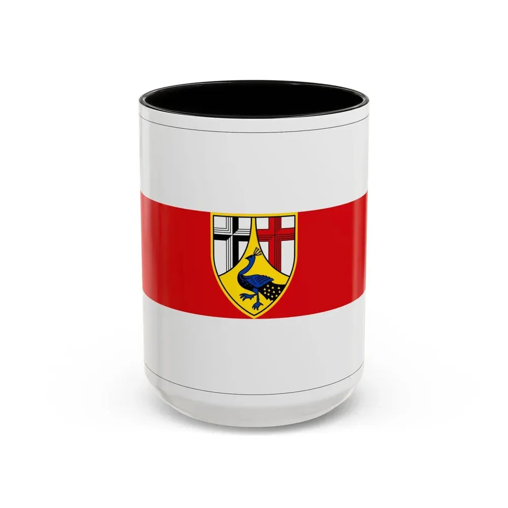 Flag of Neuwied Germany - Accent Coffee Mug 15oz Black - Go Mug Yourself