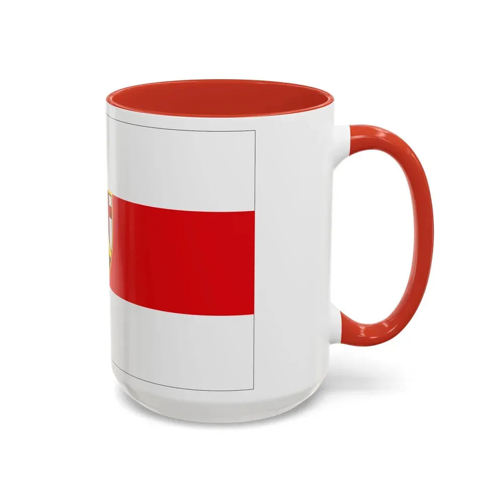 Flag of Neuwied Germany - Accent Coffee Mug - Go Mug Yourself