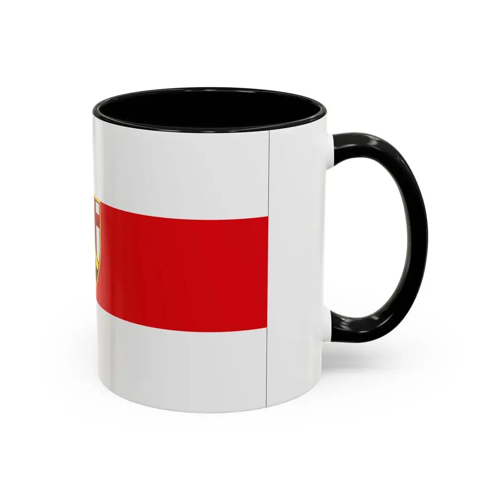 Flag of Neuwied Germany - Accent Coffee Mug - Go Mug Yourself
