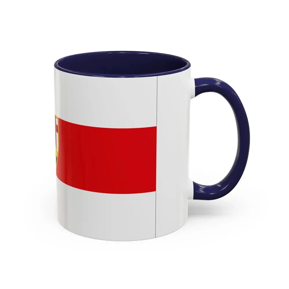 Flag of Neuwied Germany - Accent Coffee Mug - Go Mug Yourself
