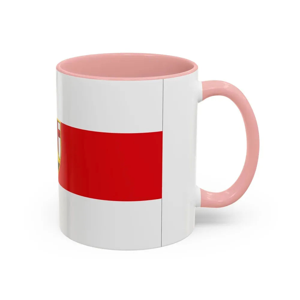 Flag of Neuwied Germany - Accent Coffee Mug - Go Mug Yourself