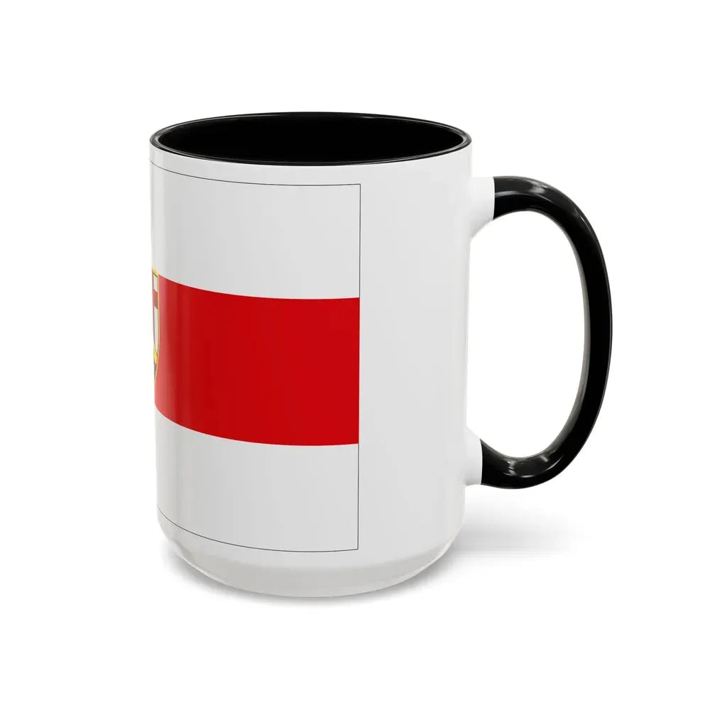 Flag of Neuwied Germany - Accent Coffee Mug - Go Mug Yourself