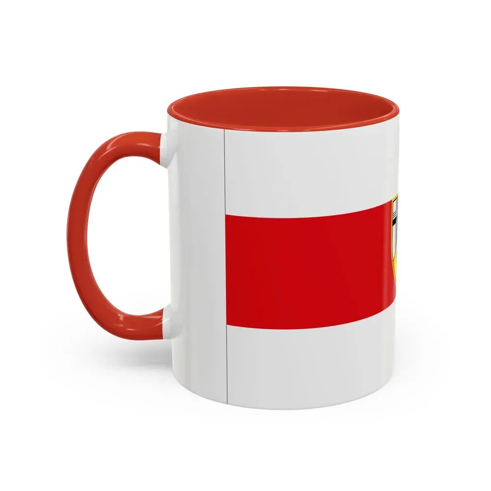 Flag of Neuwied Germany - Accent Coffee Mug - Go Mug Yourself