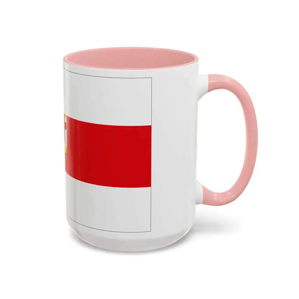 Flag of Neuwied Germany - Accent Coffee Mug - Go Mug Yourself