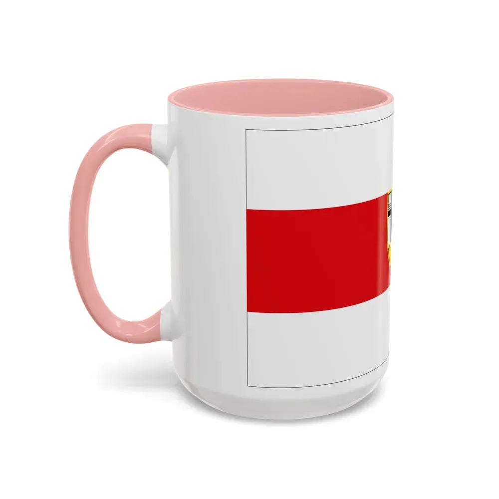 Flag of Neuwied Germany - Accent Coffee Mug - Go Mug Yourself