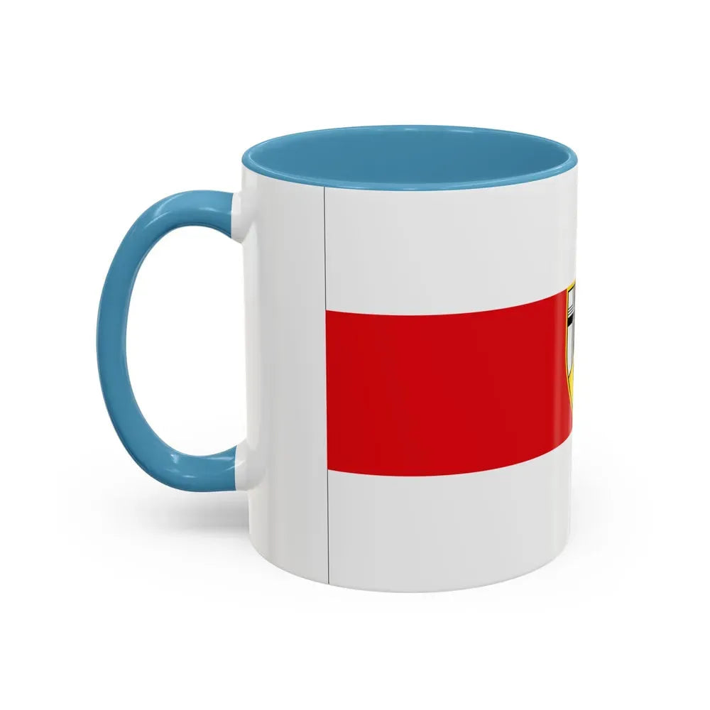 Flag of Neuwied Germany - Accent Coffee Mug - Go Mug Yourself