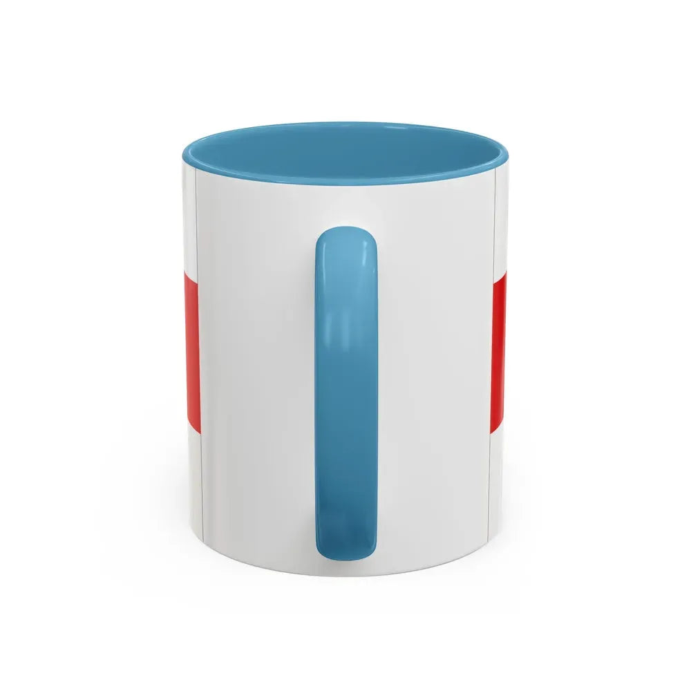 Flag of Neuwied Germany - Accent Coffee Mug - Go Mug Yourself