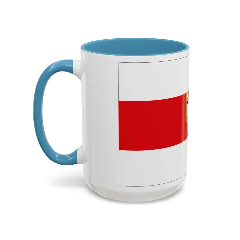 Flag of Neuwied Germany - Accent Coffee Mug - Go Mug Yourself