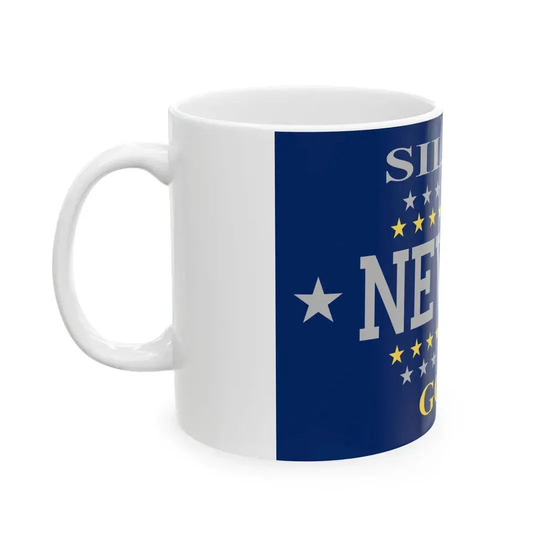 Flag of Nevada 1905-1915 (United States) White Coffee Mug - Go Mug Yourself