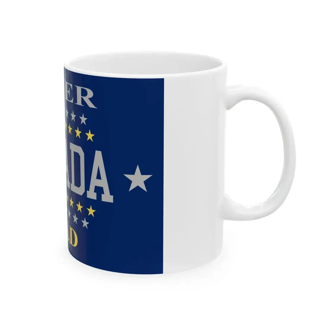 Flag of Nevada 1905-1915 (United States) White Coffee Mug - Go Mug Yourself