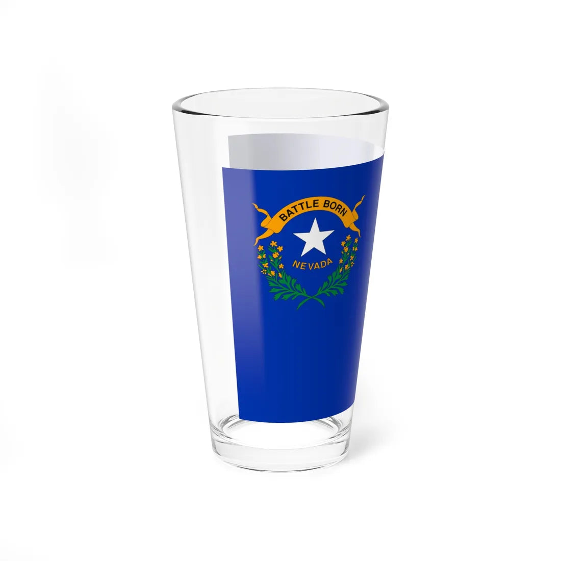Flag of Nevada (United States) Pint Glass 16oz - Go Mug Yourself