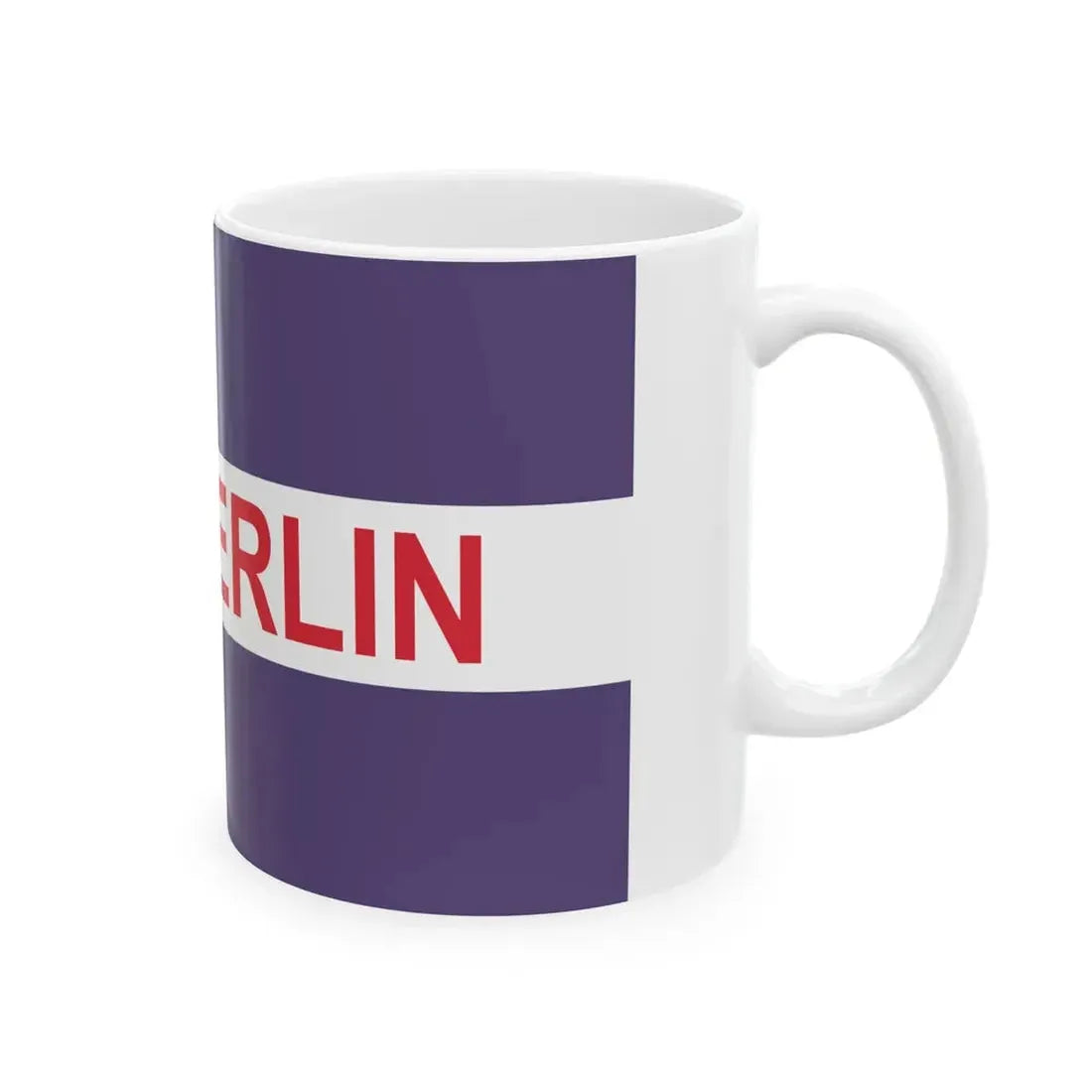 Flag of New Berlin Wisconsin (United States) White Coffee Mug - Go Mug Yourself