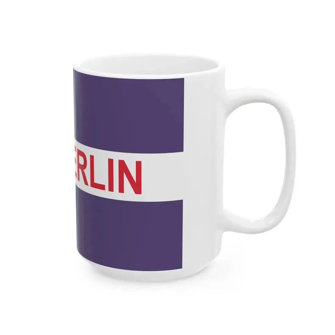 Flag of New Berlin Wisconsin (United States) White Coffee Mug - Go Mug Yourself