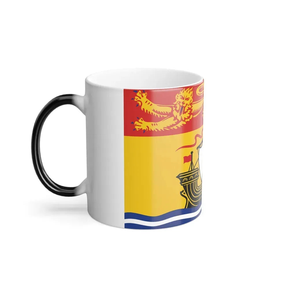 Flag of New Brunswick Canada - Color Changing Coffee Mug - Go Mug Yourself