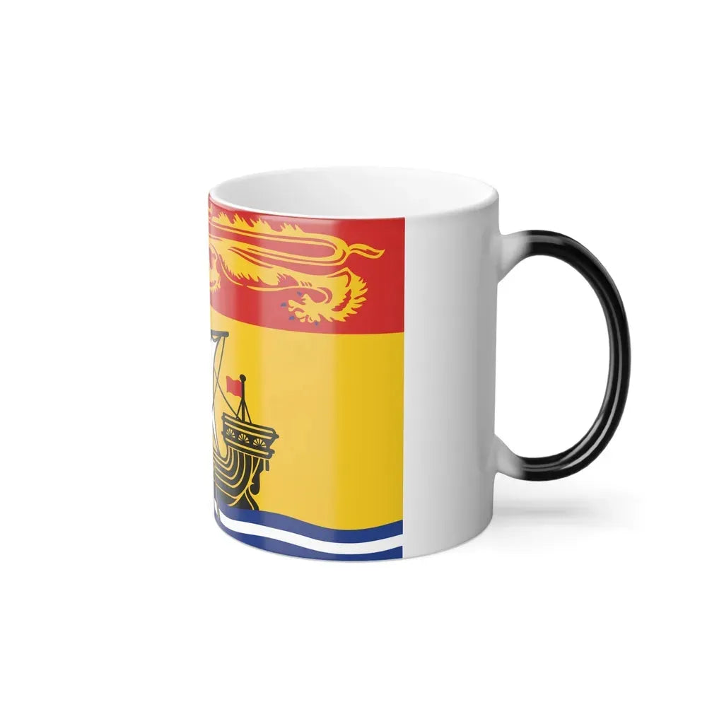 Flag of New Brunswick Canada - Color Changing Coffee Mug - Go Mug Yourself