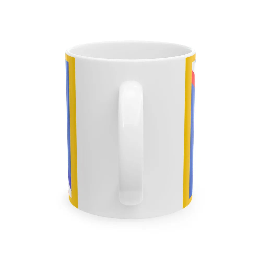 Flag of New Castle County Delaware (United States) White Coffee Mug - Go Mug Yourself