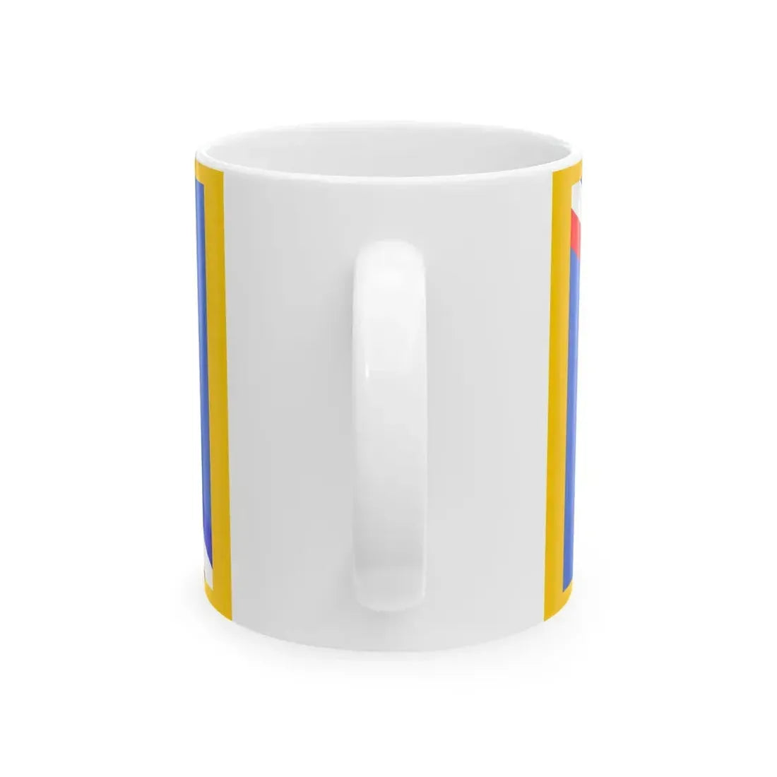 Flag of New Castle County Delaware (United States) White Coffee Mug - Go Mug Yourself