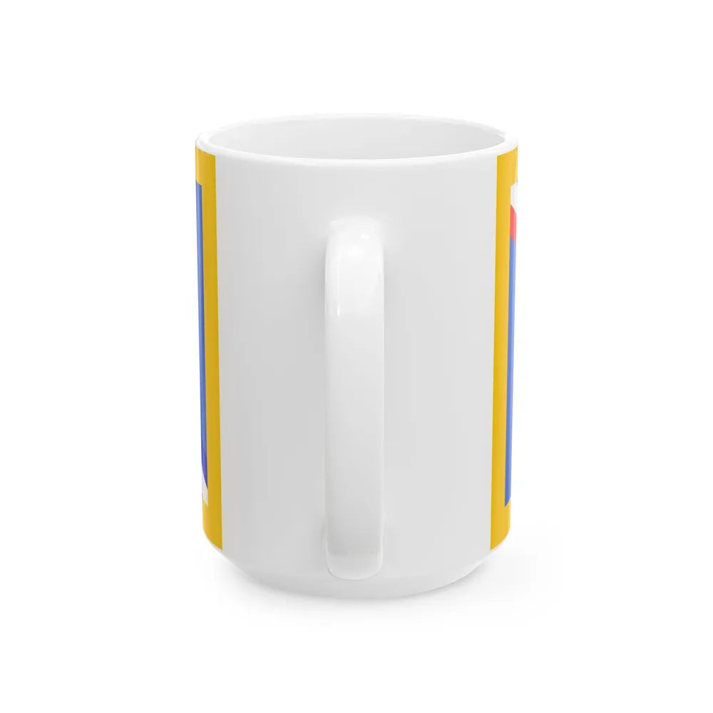 Flag of New Castle County Delaware (United States) White Coffee Mug - Go Mug Yourself