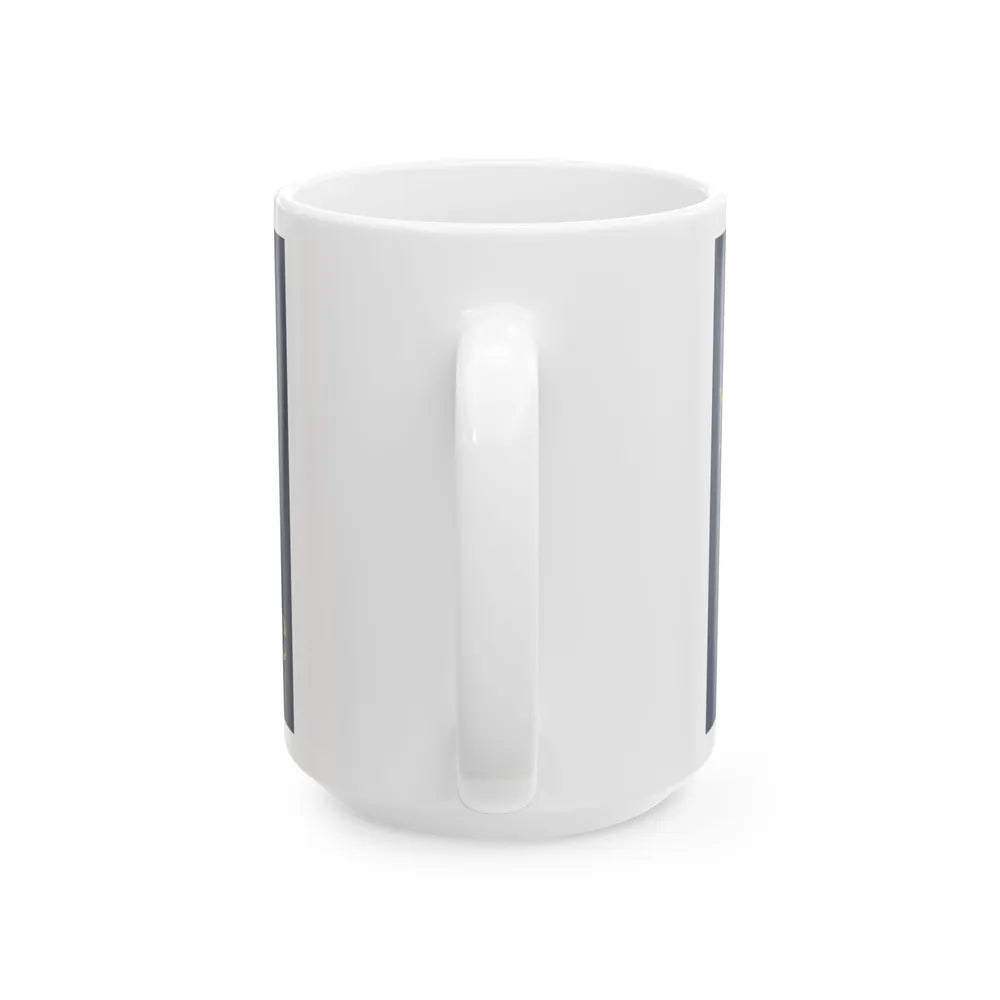 Flag of New Castle Delaware (United States) White Coffee Mug - Go Mug Yourself