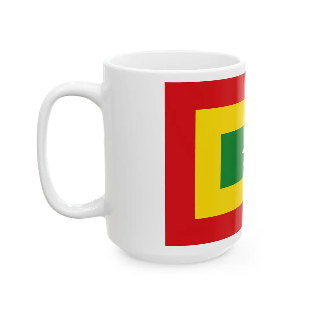 Flag of New Granada 1811-1814 (Colombia) White Coffee Mug - Go Mug Yourself