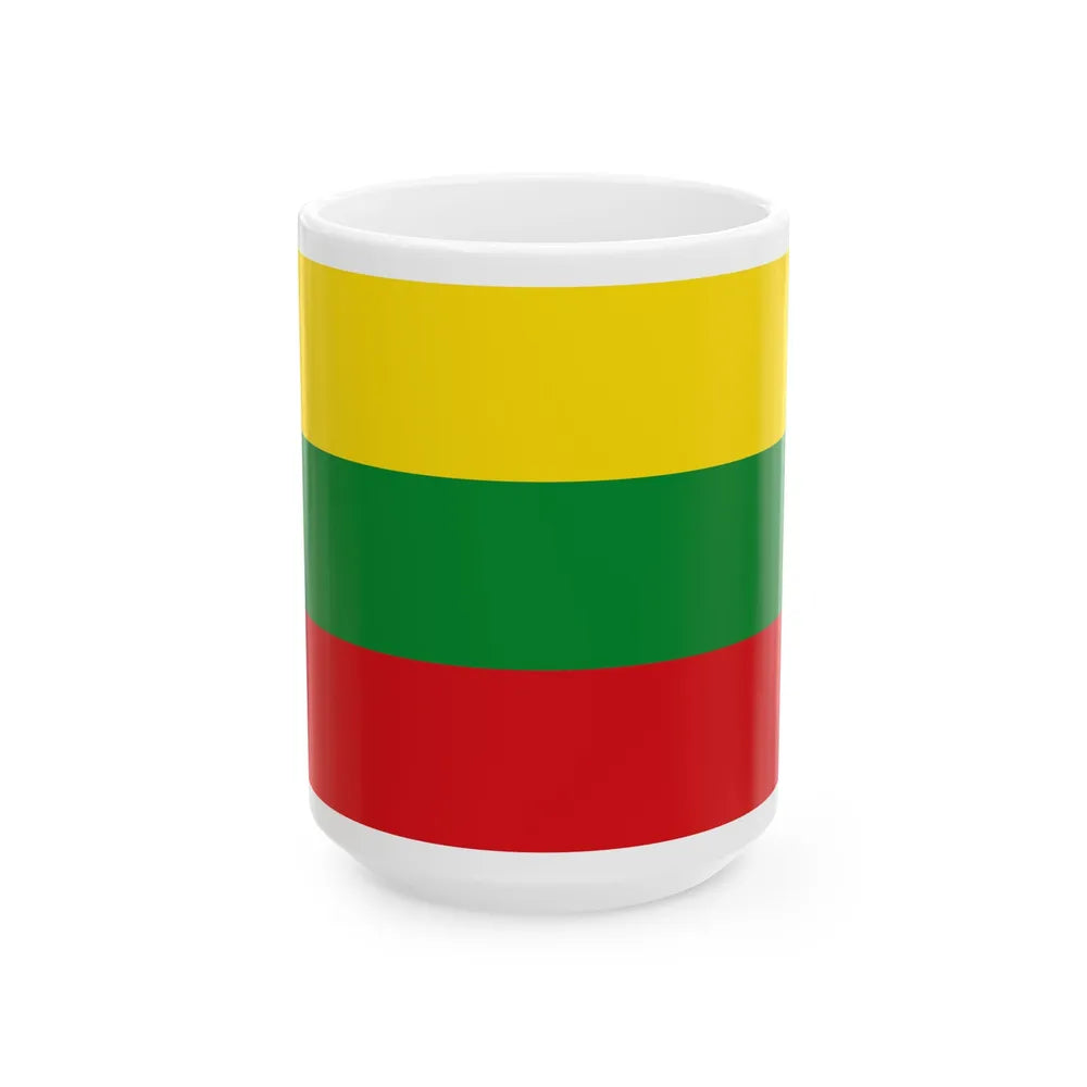 Flag of New Granada 1814-1816 (Colombia) White Coffee Mug 15oz - Go Mug Yourself