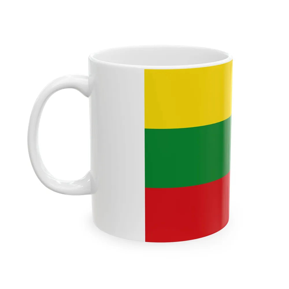 Flag of New Granada 1814-1816 (Colombia) White Coffee Mug - Go Mug Yourself