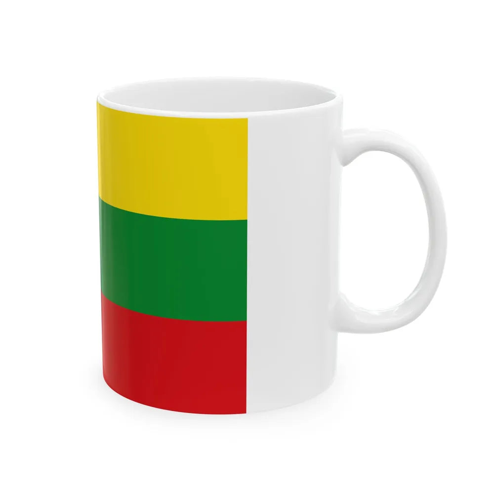 Flag of New Granada 1814-1816 (Colombia) White Coffee Mug - Go Mug Yourself
