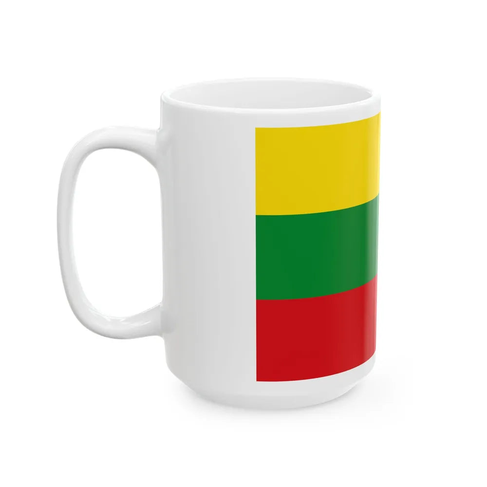 Flag of New Granada 1814-1816 (Colombia) White Coffee Mug - Go Mug Yourself