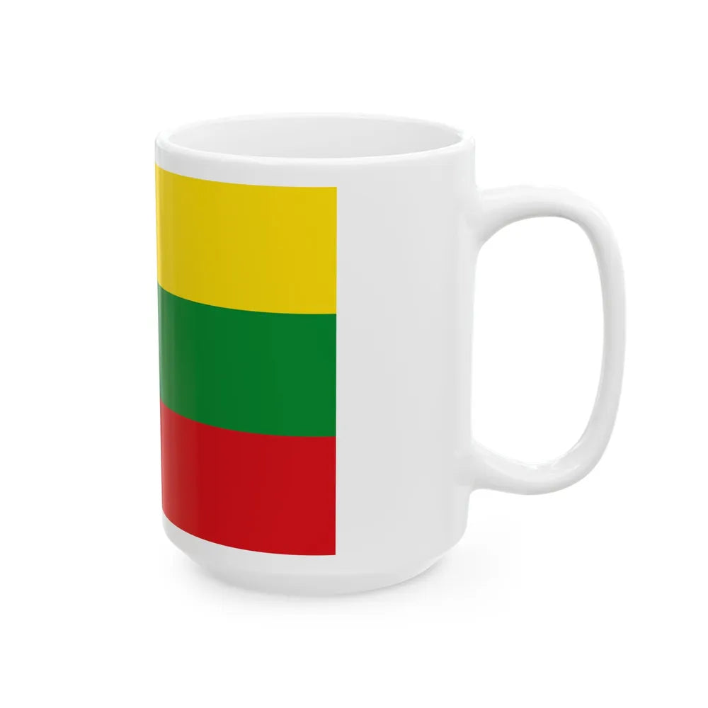 Flag of New Granada 1814-1816 (Colombia) White Coffee Mug - Go Mug Yourself