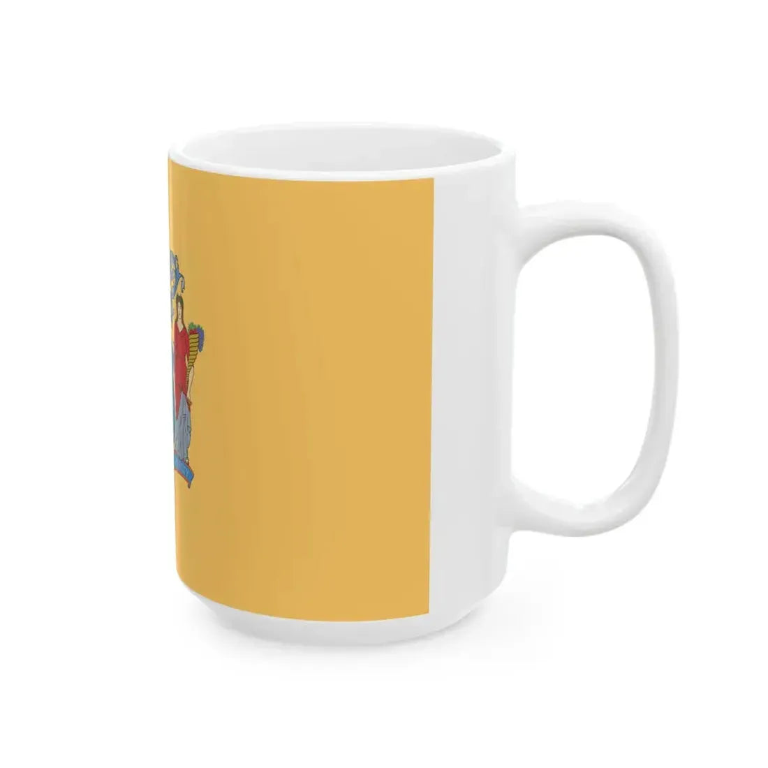 Flag of New Jersey (United States) White Coffee Mug - Go Mug Yourself