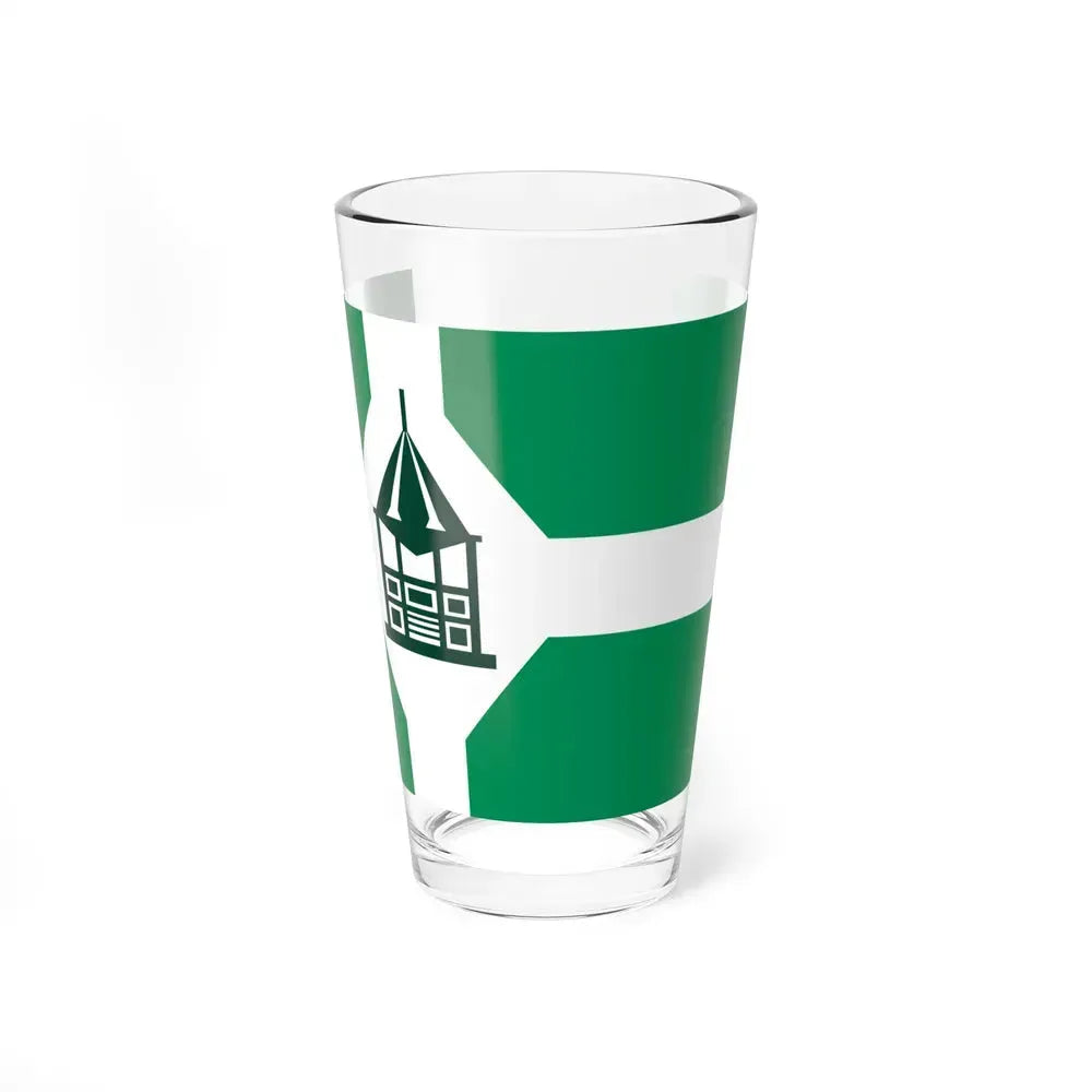 Flag of New Milford, Connecticut - Pint Glass 16oz 16oz - Go Mug Yourself