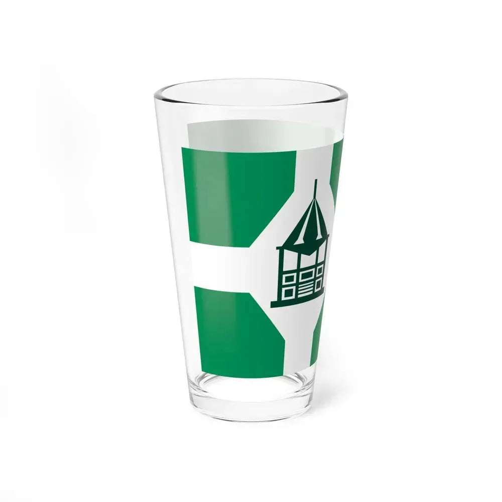 Flag of New Milford, Connecticut - Pint Glass 16oz - Go Mug Yourself