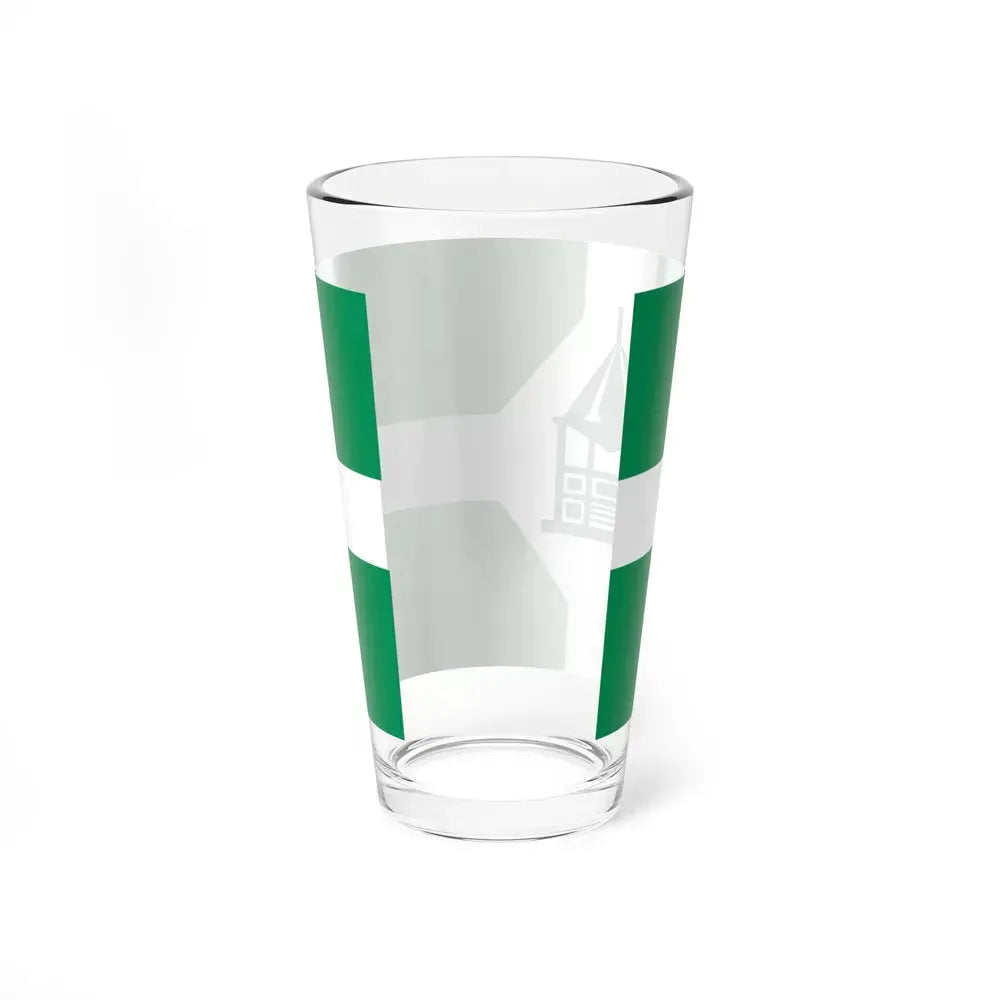 Flag of New Milford, Connecticut - Pint Glass 16oz - Go Mug Yourself