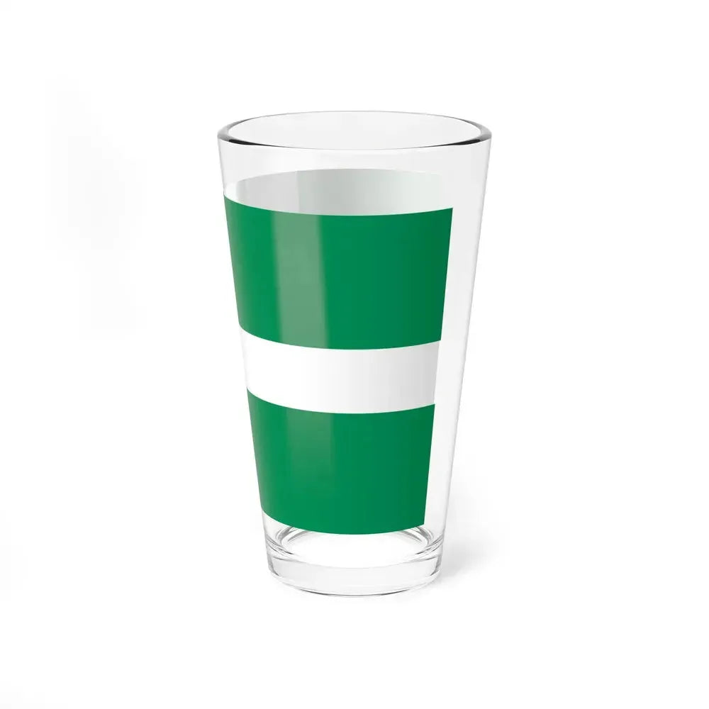 Flag of New Milford, Connecticut - Pint Glass 16oz - Go Mug Yourself