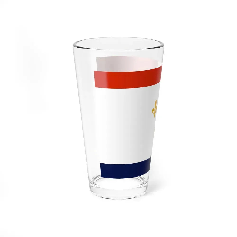 Flag of New Orleans, Louisiana - Pint Glass 16oz - Go Mug Yourself