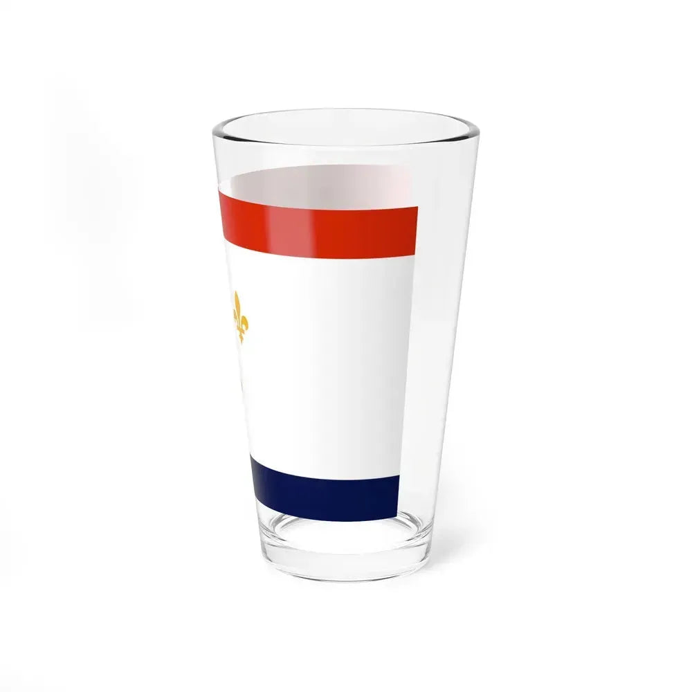Flag of New Orleans, Louisiana - Pint Glass 16oz - Go Mug Yourself