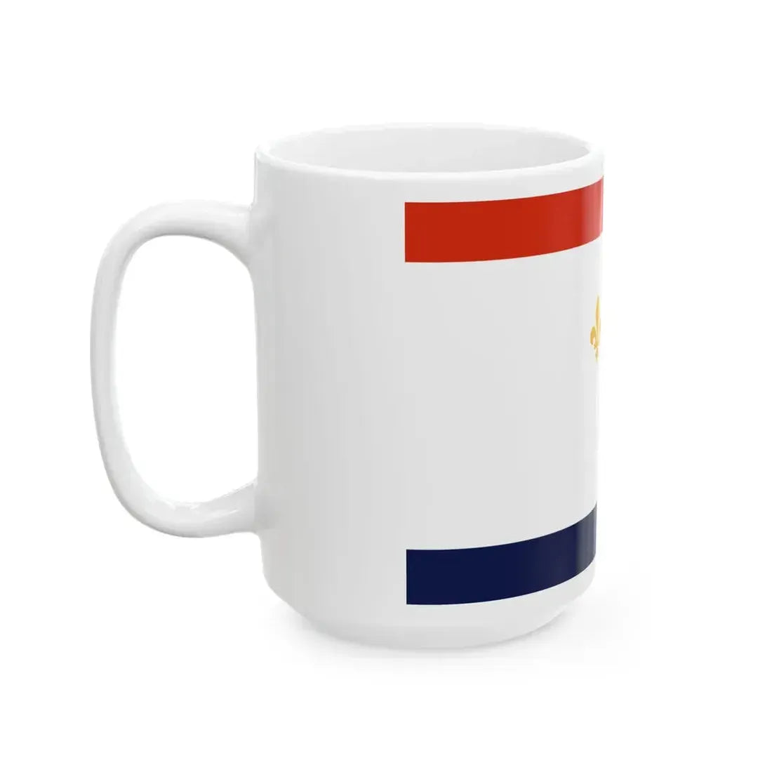 Flag of New Orleans Louisiana (United States) White Coffee Mug - Go Mug Yourself