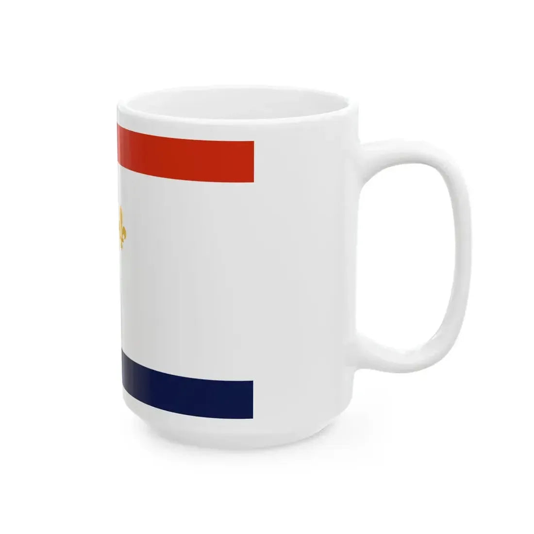 Flag of New Orleans Louisiana (United States) White Coffee Mug - Go Mug Yourself
