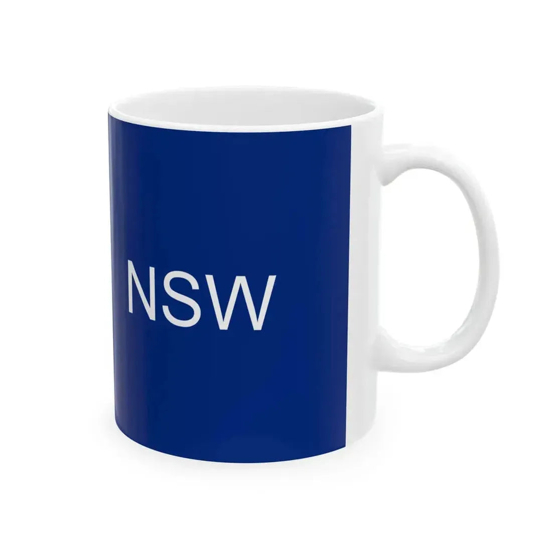 Flag of New South Wales 1867 (Australia) White Coffee Mug - Go Mug Yourself