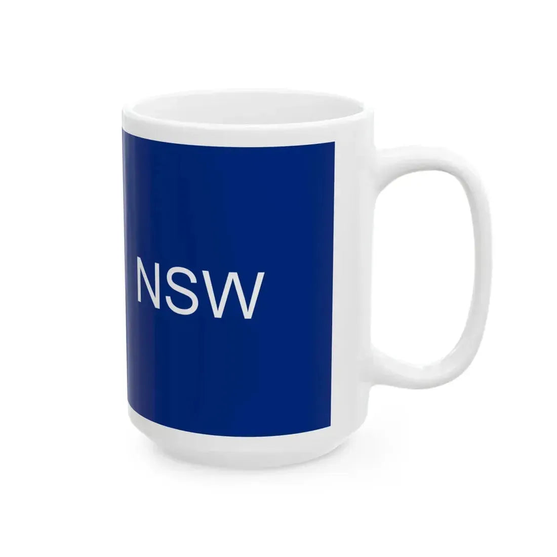 Flag of New South Wales 1867 (Australia) White Coffee Mug - Go Mug Yourself