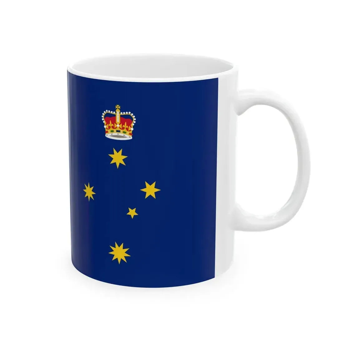 Flag of New South Wales 1870-1876 (Australia) White Coffee Mug - Go Mug Yourself