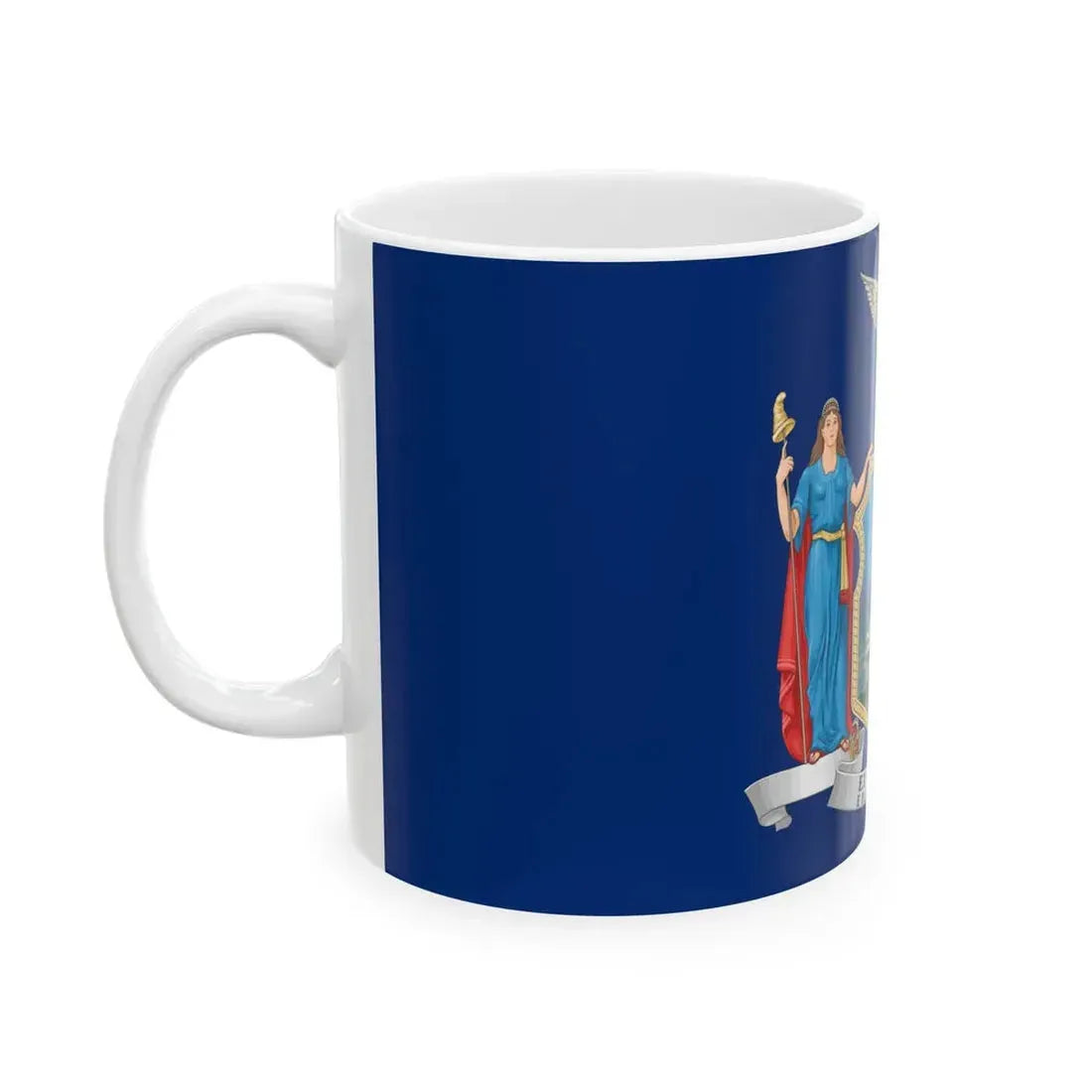 Flag of New York (United States) White Coffee Mug - Go Mug Yourself