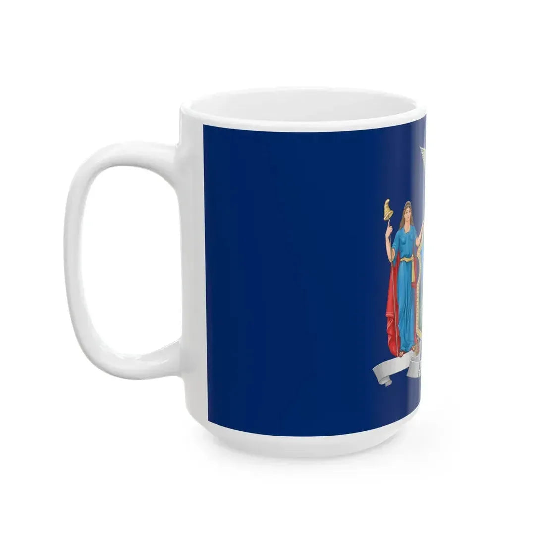 Flag of New York (United States) White Coffee Mug - Go Mug Yourself