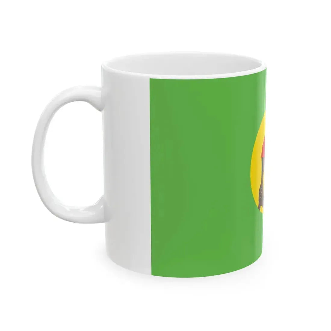 Flag of New Zaire (Congo) White Coffee Mug - Go Mug Yourself