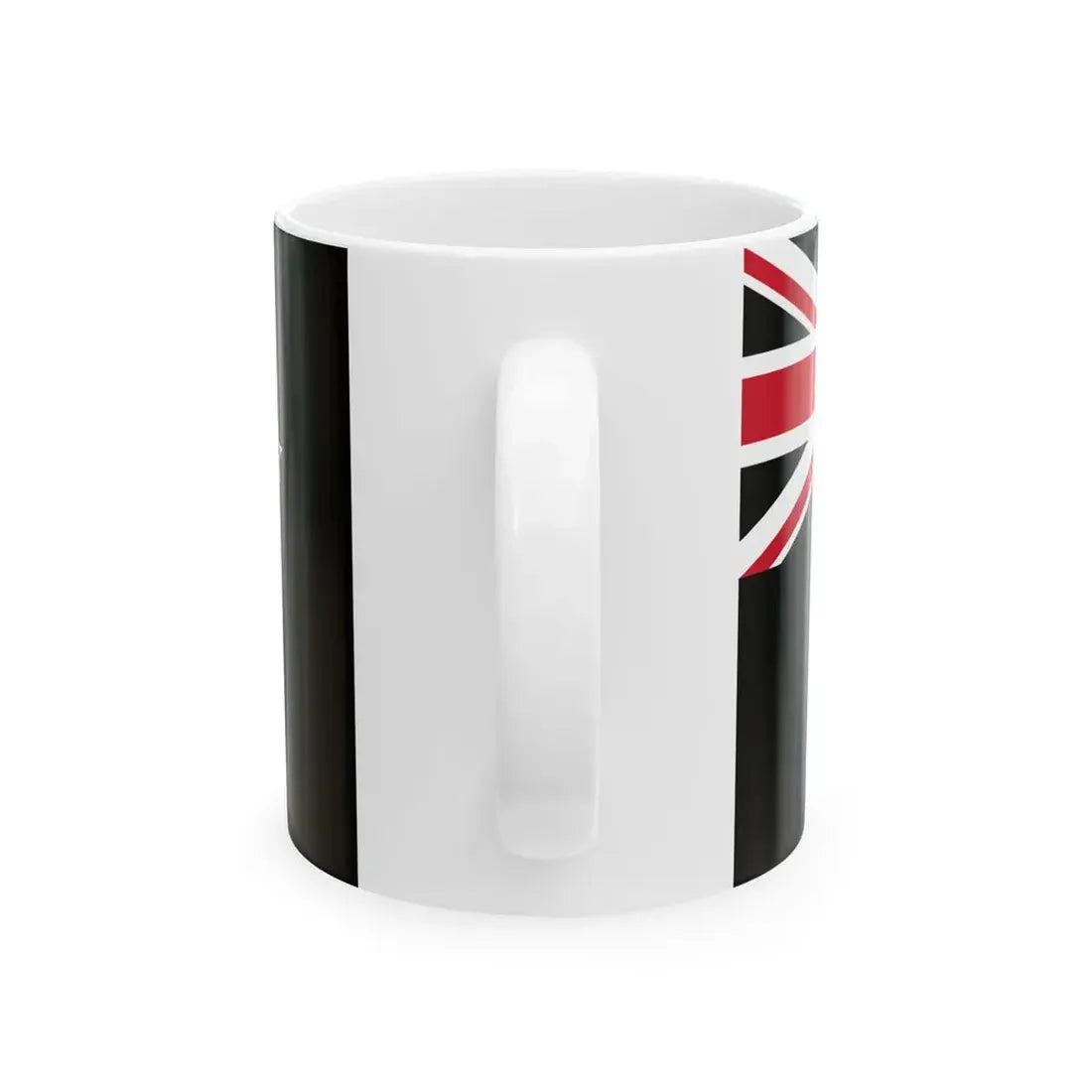 Flag of New Zealand black (New Zealand) White Coffee Mug - Go Mug Yourself