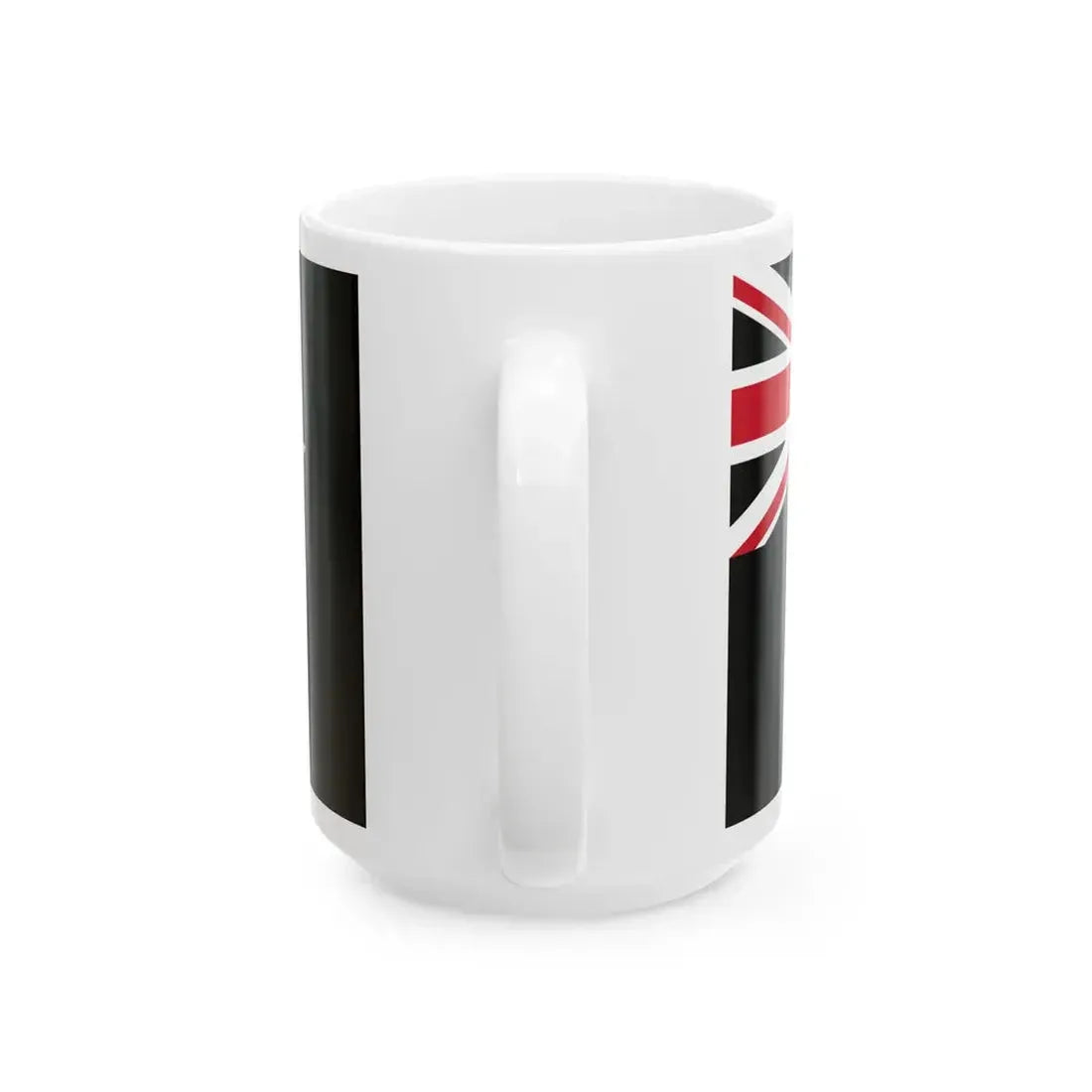 Flag of New Zealand black (New Zealand) White Coffee Mug - Go Mug Yourself