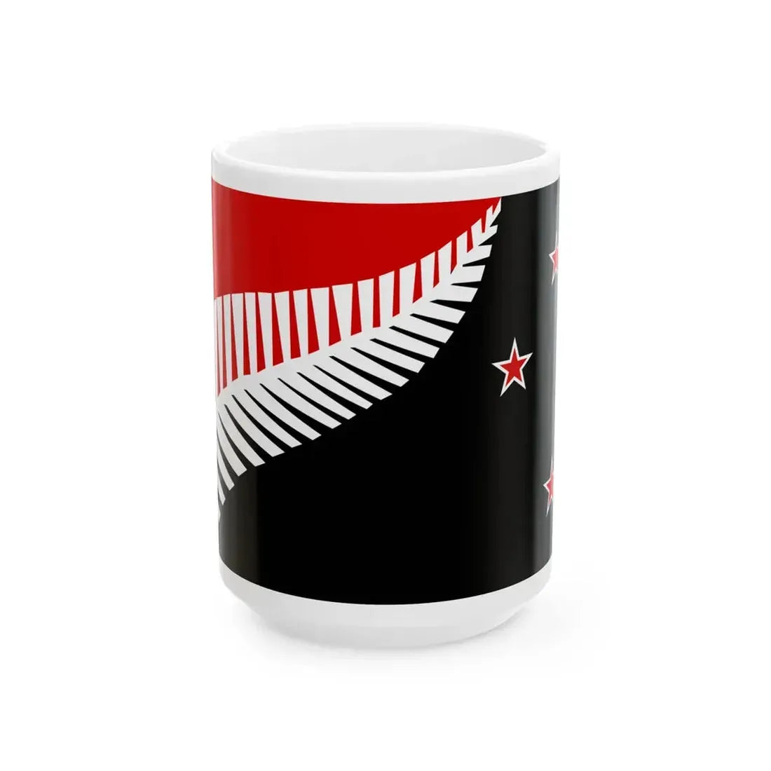 Flag of New Zealand Christophe Lennard (New Zealand) White Coffee Mug 15oz - Go Mug Yourself